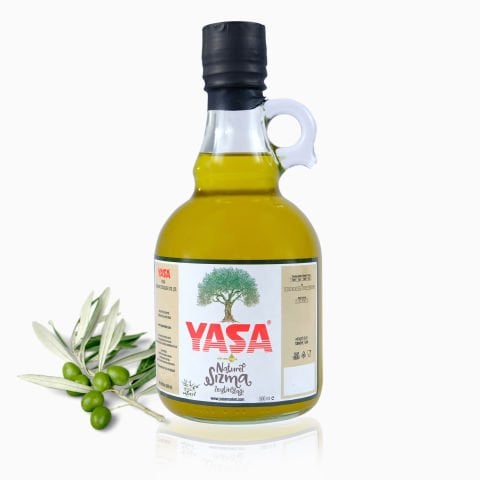 0,5 Lt Yasa Cam Şişe Natürel Sızma Zeytinyağı