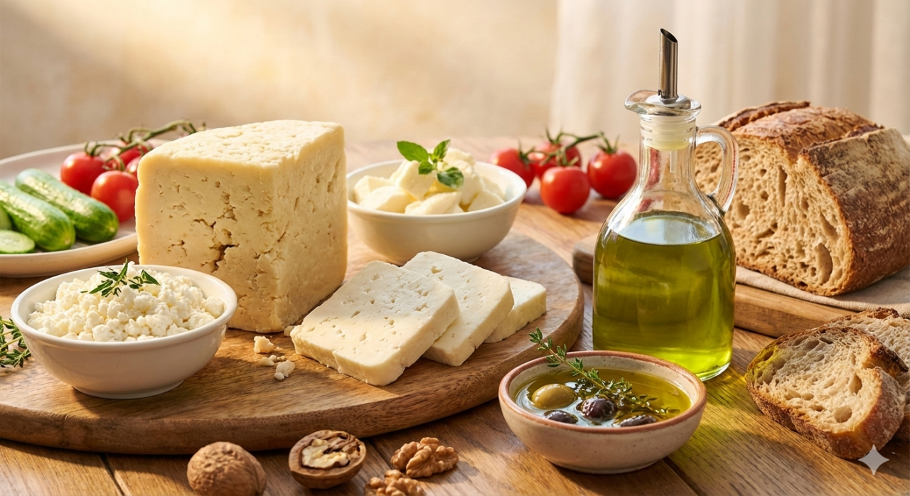 Kahvaltının Altın Çağı: Doğal Peynir ve Zeytinyağının Sağlık Dolu Dünyası