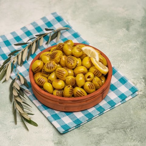 1 Kg Izgara Yeşil Zeytin