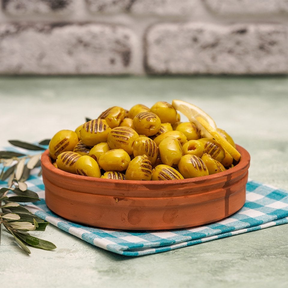1 Kg Izgara Yeşil Zeytin