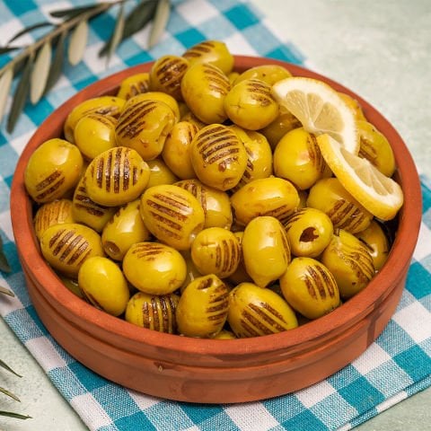 1 Kg Izgara Yeşil Zeytin