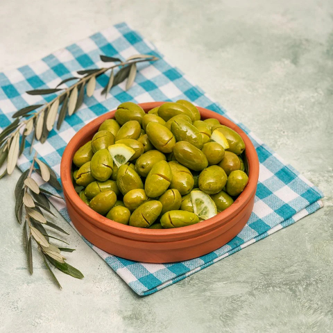 Bodrum Kırma Yeşil Zeytin (1 Kg)