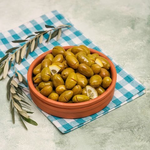 1 Kg Kırma Yeşil Zeytin