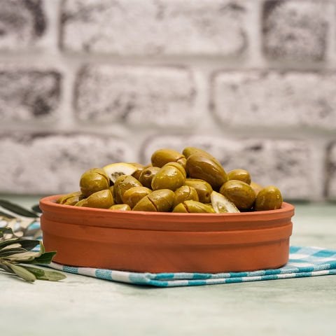 1 Kg Kırma Yeşil Zeytin