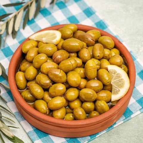 1 Kg Kırma Yeşil Zeytin