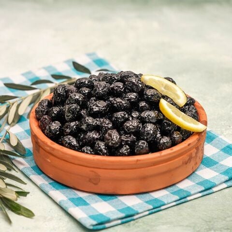Double Kuru Siyah Sele Zeytini (1 Kg)