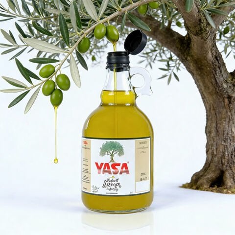 Yasa Natürel Sızma Zeytinyağı Cam Şişe (1 Lt)